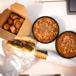 Arabian Bites - Koshary, Sausage, Zalabya, Chicken Wrap