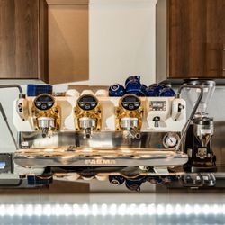 Our Red Dot Winning Espresso machine by Faema: the Ferrari of the espresso machines