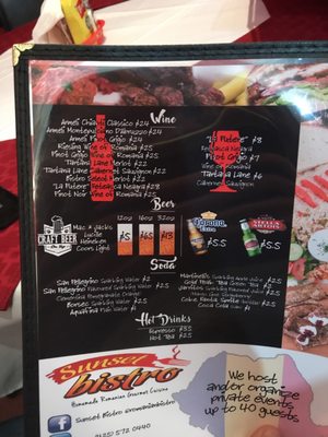 Menu photo 6 Sunset Bistro Renton, WA