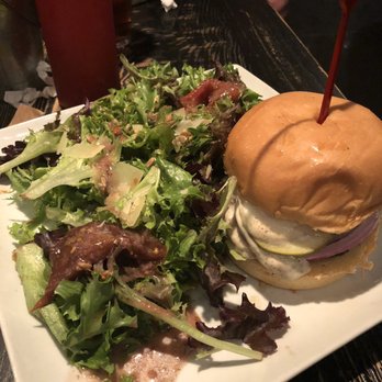 Burgatory - Robinson - Custom made burger with arugula salad. - Burgers Near Me - Pittsburgh, Pennsylvania Burgatory - Robinson - Custom made burger with arugula salad. - Burgers Near Me - Pittsburgh, Pennsylvania