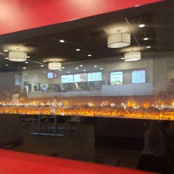 Wendy's - Electric fireplace. - Fast Food Near Me - Fontana, California Wendy's - Electric fireplace. - Fast Food Near Me - Fontana, California