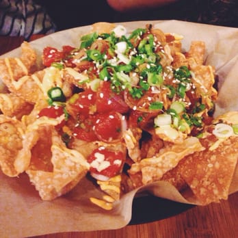 Cha Cafe - Ahi poke nachos ($9.95) - Coffee & Tea Near Me - El Monte, California Cha Cafe - Ahi poke nachos ($9.95) - Coffee & Tea Near Me - El Monte, California