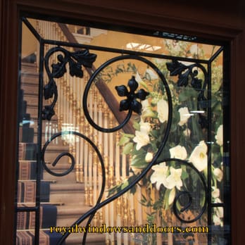 Royal Windows and Doors - Wrought Iron Glass design for your Royal Entry Door - Windows Installation Near Me - Commack, New York