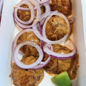 Nawab's Legendary - 6 Spicy Tandoori Chicken Momos - Barbeque Near Me - Mississauga, Ontario Nawab's Legendary - 6 Spicy Tandoori Chicken Momos - Barbeque Near Me - Mississauga, Ontario