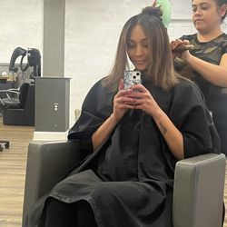 Blow dry, cut and style by Soly.