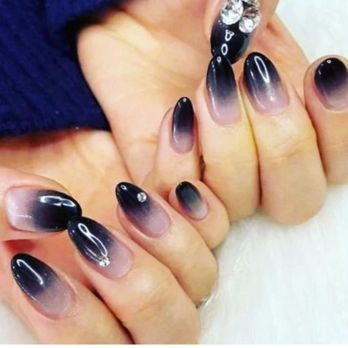 Chloe Nail Bar - Midnight ombré nail - Nail Salons Near Me - Alpharetta, Georgia Chloe Nail Bar - Midnight ombré nail - Nail Salons Near Me - Alpharetta, Georgia