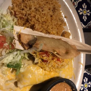 Garcia's Mexican Restaurant - had the choose your own combo with a chicken enchilada and a shredded beef taco with beans and rice and two margaritas!!! - Mexican Near Me - Tempe, Arizona Garcia's Mexican Restaurant - had the choose your own combo with a chicken enchilada and a shredded beef taco with beans and rice and two margaritas!!! - Mexican Near Me - Tempe, Arizona