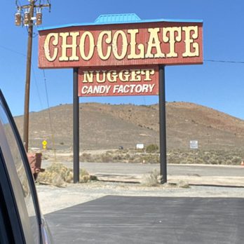 Chocolate Nugget Candy Factory - The big sign out front - Candy Stores Near Me - Carson City, Nevada Chocolate Nugget Candy Factory - The big sign out front - Candy Stores Near Me - Carson City, Nevada