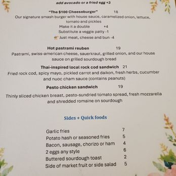 Pilot Light - Mother's Day menu - Breakfast & Brunch Near Me - Half Moon Bay, California