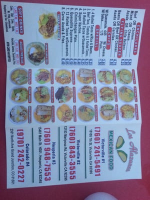 Menu photo 4 Los Alazanes Grand Junction, CO