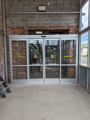 Photo of A 24 Hour Door National - Buffalo, NY, US. Custom Automatic Sliding Door Installations
