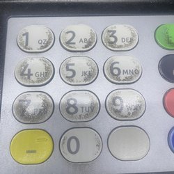 Chase Bank - Disgusting keypad at the ATM. Bring your gloves!