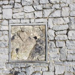 Knock Shrine - Original gable stone...
