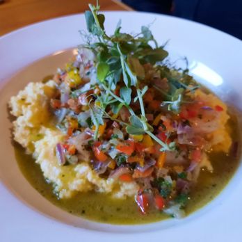 Offshore Grill and Coffee House - Prawns over polenta - Coffee & Tea Near Me - Manzanita, Oregon Offshore Grill and Coffee House - Prawns over polenta - Coffee & Tea Near Me - Manzanita, Oregon