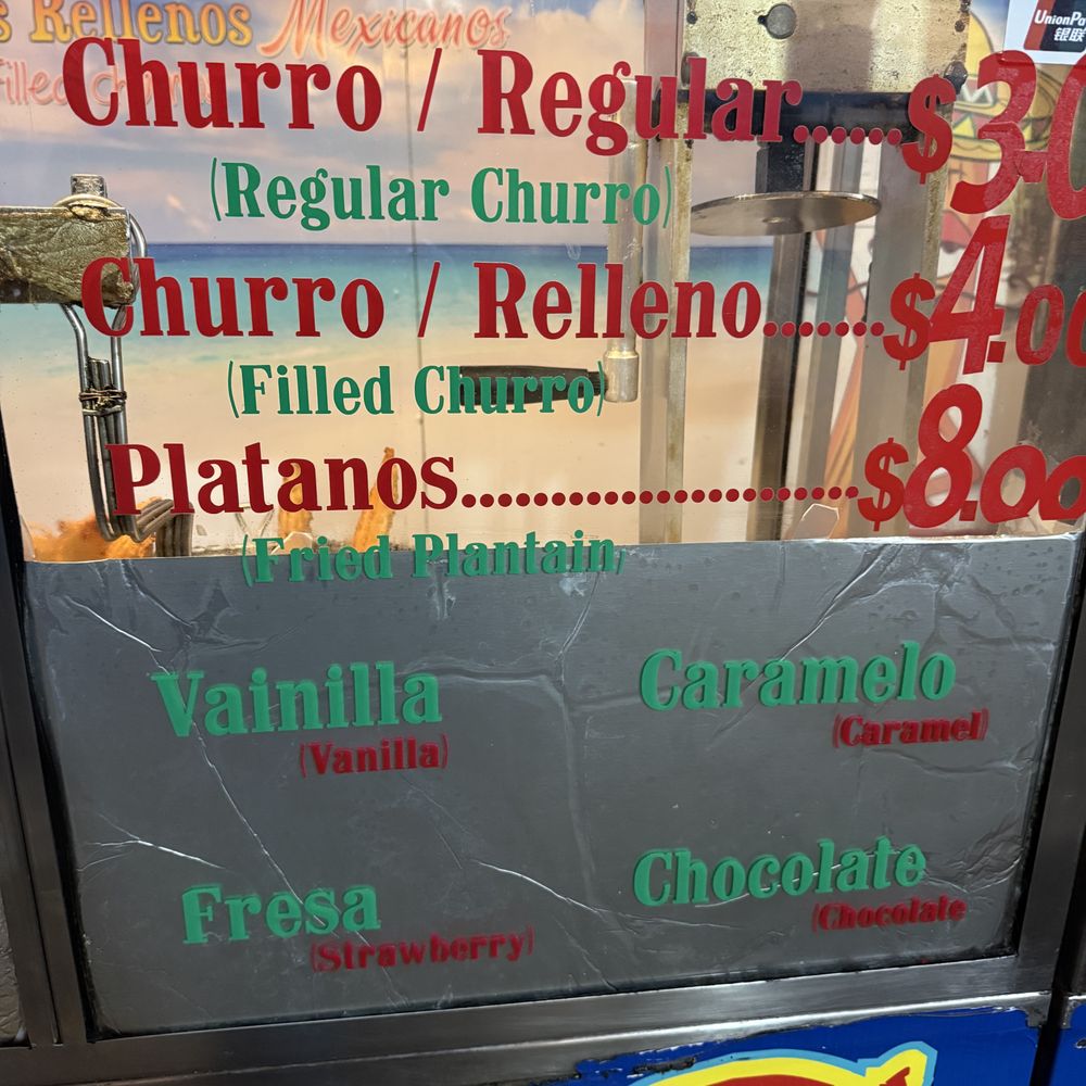 Churros Mexicanos - Menu at Churros Mexicanos - Desserts Near Me - Oakland, California