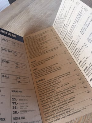 Menu photo 1 Pivovar Hostivař Praha 15, PR Menu photo 1 Pivovar Hostivař Praha 15, PR
