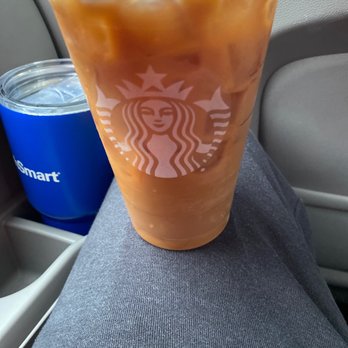 Starbucks - Iced coffee with peppermint and almond milk. - Coffee & Tea Near Me - Hingham, Massachusetts