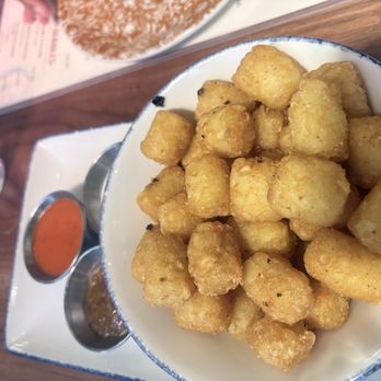 South Kitchen + Bar - duck fat tator tots! so good! - Cocktail Bars Near Me - Athens, Georgia South Kitchen + Bar - duck fat tator tots! so good! - Cocktail Bars Near Me - Athens, Georgia