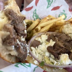El Primo Mexican Grill & Taqueria - Torta de Lengua fully loaded!! The bread was super soft and Delicious
