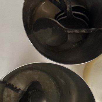 Crumbl - Menifee - Disgusting cups with spoons they are using to stir everyone's drinks - Bakeries Near Me - Menifee, California
