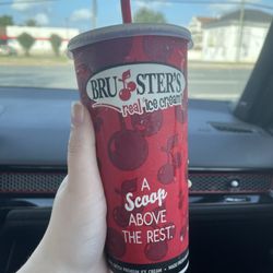 Bruster's Real Ice Cream - NY cheesecake w/ double chocolate chunk ice creams in a regular size milkshake.