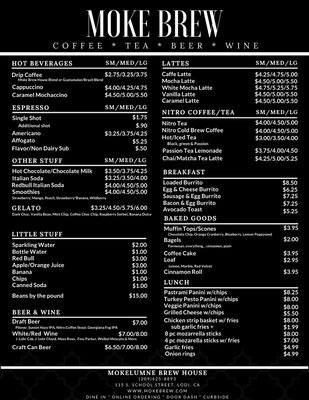 Menu photo 6 Brew House Coffee Lodi, CA