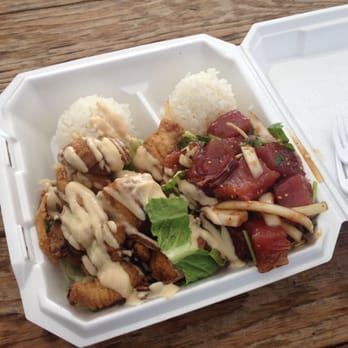Like Poke - Raw ahi poke and fried ahi poke with side salad and rice - Food Trucks Near Me - Kahului, Hawaii Like Poke - Raw ahi poke and fried ahi poke with side salad and rice - Food Trucks Near Me - Kahului, Hawaii