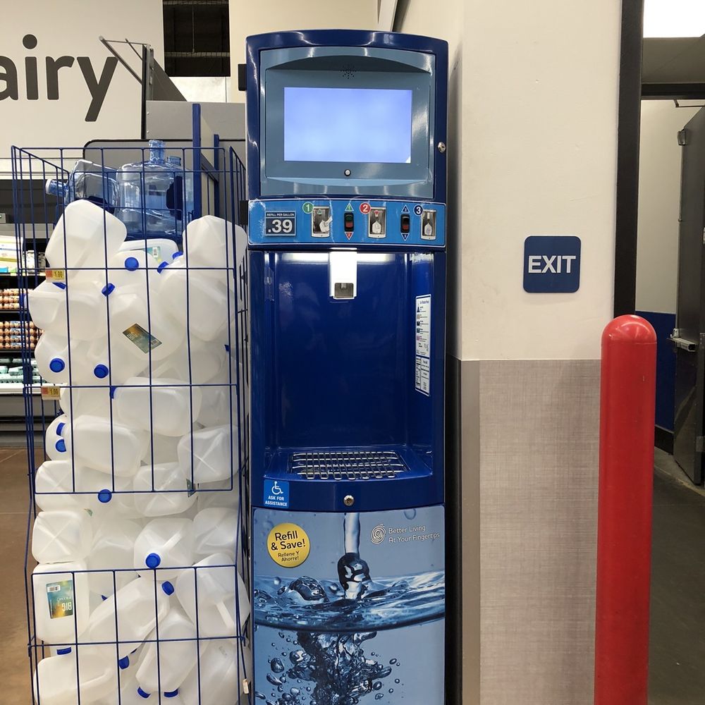 Walmart Supercenter - a water dispenser in a store - Department Stores Near Me - Dallas, Georgia Walmart Supercenter - a water dispenser in a store - Department Stores Near Me - Dallas, Georgia