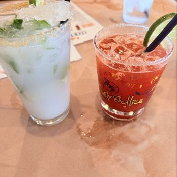 Rusty Bellies - Key Lime Mojito & Strawberry Margarita! Yum! - Seafood Near Me - Tarpon Springs, Florida