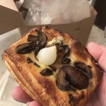 Buttery Baking House - Mushroom danish with parmesan cream and rosemary - Bakeries Near Me - Petersburg, Virginia Buttery Baking House - Mushroom danish with parmesan cream and rosemary - Bakeries Near Me - Petersburg, Virginia