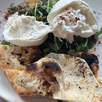 Indaco - Burrata with fresh peaches - Italian Near Me - Charlotte, North Carolina