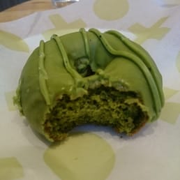 Triple matcha doughnut