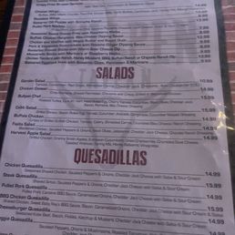 Appetizers, Salads and Quesadillas