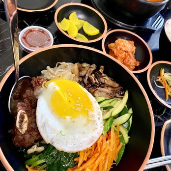 BAB Korean Bistro - Malden - B6. Short-Rib Bibim Bab and S1. Kimchi Jjigae Soup - Korean Near Me - Malden, Massachusetts BAB Korean Bistro - Malden - B6. Short-Rib Bibim Bab and S1. Kimchi Jjigae Soup - Korean Near Me - Malden, Massachusetts