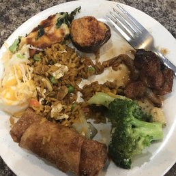 Choices from the buffet. Choices from the buffet.
