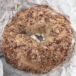 Island Bagels - Everything with cream cheese....(roll with a hole IMO)