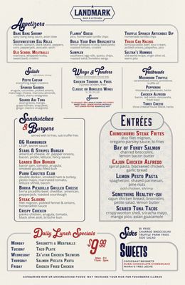 Menu photo 7 Landmark Addison, TX Menu photo 7 Landmark Addison, TX
