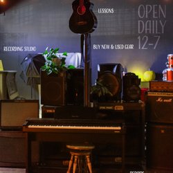 At Gilmore you can buy and sell new & used gear, repair instruments and gear, get music lessons and also shop for vinyl at our record shop!