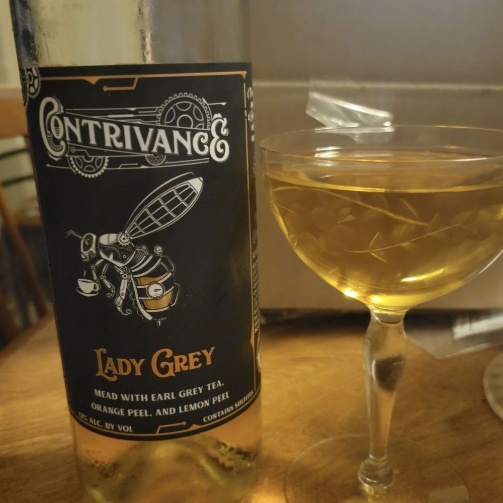 Contrivance Wine & Mead Co. - The Lady Grey... easily my favorite but I am totally biased towards Earl Grey. - Wineries Near Me - Auburn, Washington Contrivance Wine & Mead Co. - The Lady Grey... easily my favorite but I am totally biased towards Earl Grey. - Wineries Near Me - Auburn, Washington
