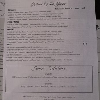 Esther's Kitchen - Wines Menu - Italian Near Me - Las Vegas, Nevada