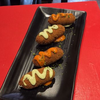 EZ Paella & Tapas - Croquetas de Jamon Serrano (Ham Croquettes). - Spanish Near Me - New York, New York EZ Paella & Tapas - Croquetas de Jamon Serrano (Ham Croquettes). - Spanish Near Me - New York, New York