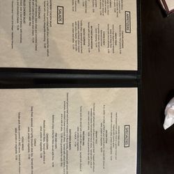 The Gaslight Dining Saloon - Menu