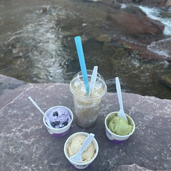 Josh & John's - purple mountain majesty, cookie butter, strawberry matcha swirl, and a root beer float!! - Ice Cream & Frozen Yogurt Near Me - Colorado Springs, Colorado Josh & John's - purple mountain majesty, cookie butter, strawberry matcha swirl, and a root beer float!! - Ice Cream & Frozen Yogurt Near Me - Colorado Springs, Colorado