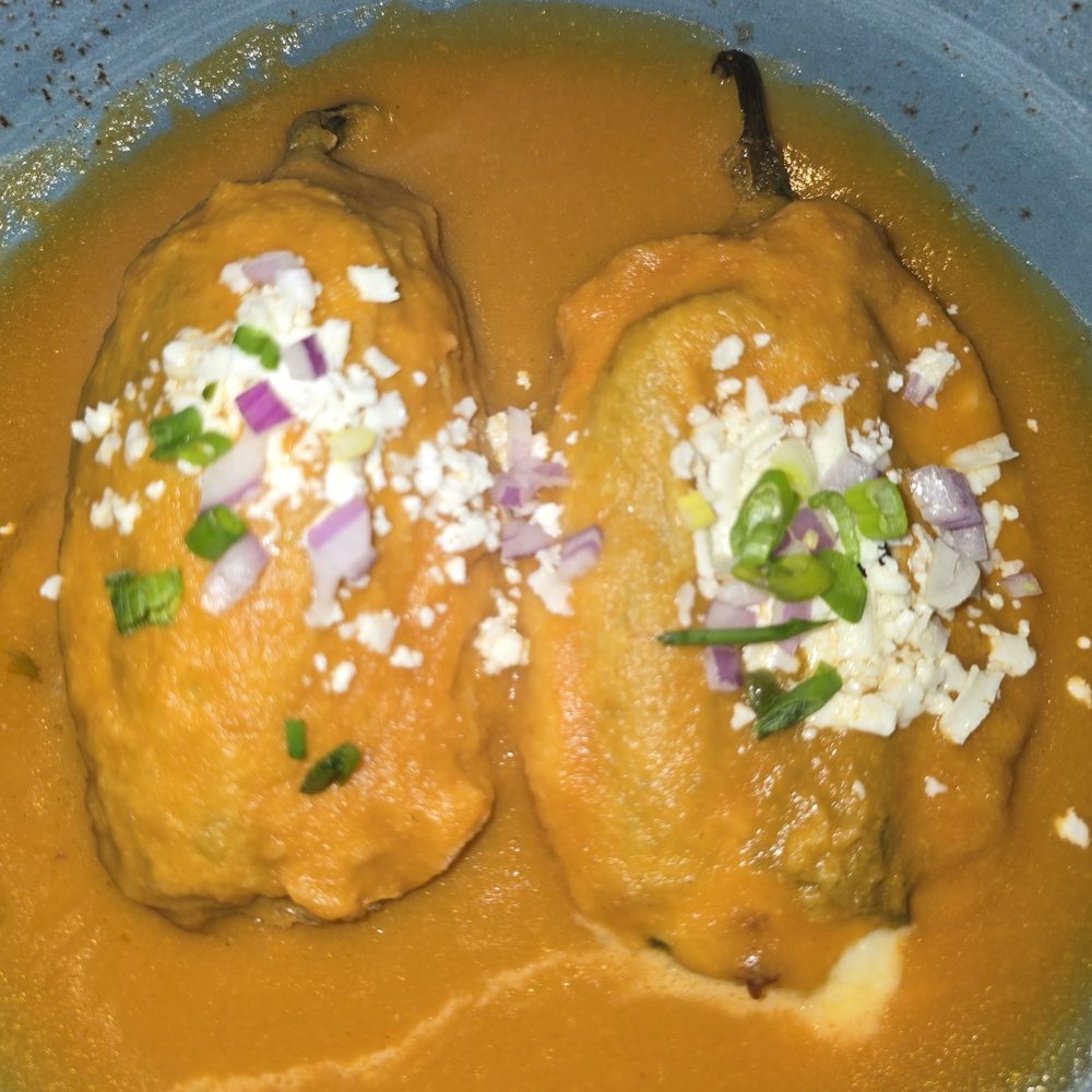Javier’s - Chile relleno. One with cheese the other with meat - Mexican Near Me - Los Angeles, California
