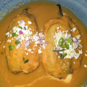 Javier’s - Chile relleno. One with cheese the other with meat - Mexican Near Me - Los Angeles, California