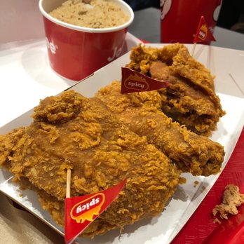Jollibee - Chicken Joy with adobo rice - Fast Food Near Me - New York, New York Jollibee - Chicken Joy with adobo rice - Fast Food Near Me - New York, New York