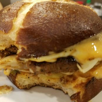 Rice'N Bread - Inside of the kalbi burger...sooooo good! - Korean Near Me - Chicago, Illinois Rice'N Bread - Inside of the kalbi burger...sooooo good! - Korean Near Me - Chicago, Illinois
