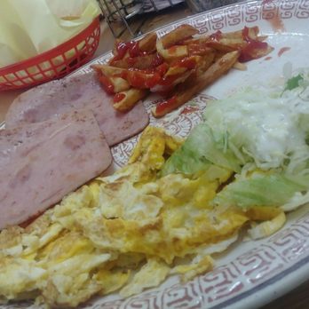 La Sierra Cafe - Wanted scrambled eggs and ham mixed together, should of read the fine print. - Mexican Near Me - National City, California La Sierra Cafe - Wanted scrambled eggs and ham mixed together, should of read the fine print. - Mexican Near Me - National City, California