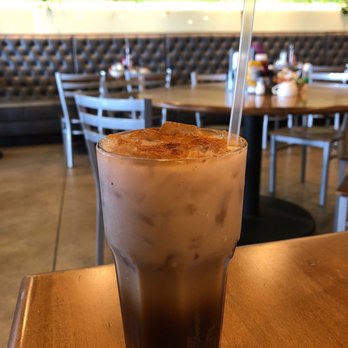 Childers Eatery - Iced miel with almond milk - Breakfast & Brunch Near Me - Peoria, Illinois