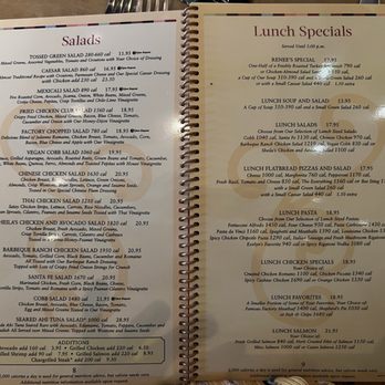 The Cheesecake Factory - Salad and Lunch Special Menu September 2024 - Desserts Near Me - Tukwila, Washington The Cheesecake Factory - Salad and Lunch Special Menu September 2024 - Desserts Near Me - Tukwila, Washington